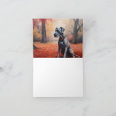 グレート・ダン・イン・紅葉秋 カード (内部)