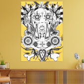 グレート・ダン・エルトモ キャンバスプリント (インサイチュ (リビング))