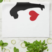 グレート・ダン キッチンタオル (折り畳み)