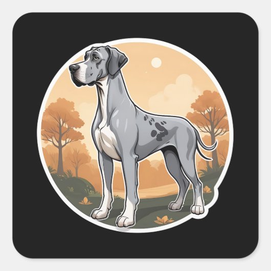 グレート・ダン スクエアシール (正面)