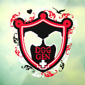 グレート・ダン・ステッカー/しがみつく ウィンドウサイン (シート3)