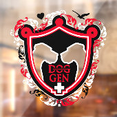 グレート・ダン・ステッカー/しがみつく ウィンドウサイン (シート2)