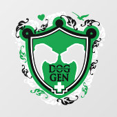 グレート・ダン・ステッカー/しがみつく ウィンドウサイン (シート)