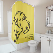 グレート・ダン・ステートメント・スケッチ シャワーカーテン (インサイチュ)
