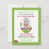 グレート・ダン・スピット・ハーレクイン 招待状 (裏面)