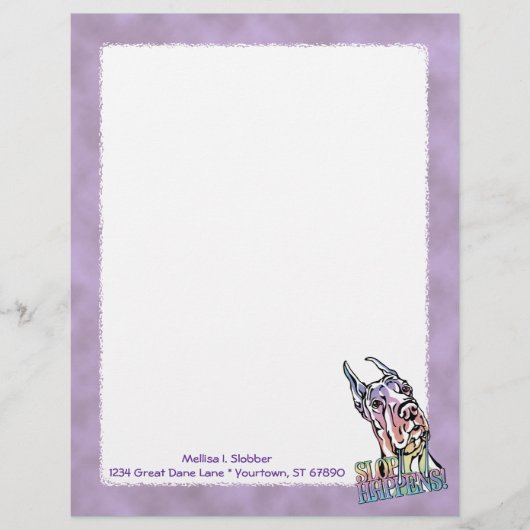 グレート・ダン・スロップ・アクス・パステル レターヘッド (正面)