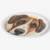 グレート・ダン・ドッグ3D インスパイア ペーパープレート (アングル)