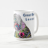 グレート・ダン・ドッグ・ラバー・マグ コーヒーマグカップ (正面右)