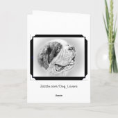 グレート・ダン「ハッピーホリデー」 シーズンカード (裏面)