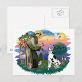 グレート・ダン（ハーレクイン） ポストカード (正面/裏面)