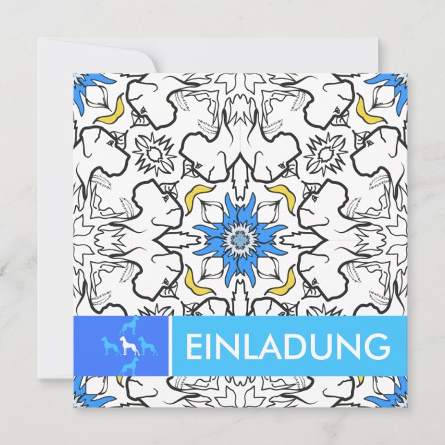 グレート・ダン・パターン・ブルー (正面)