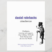 グレート・ダン・フライヤー チラシ (裏面)