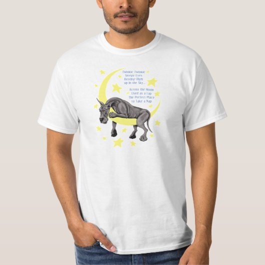 グレート・ダン・ブラック・トゥインクル Tシャツ (正面)