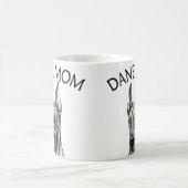 グレート・ダン・マママブラック コーヒーマグカップ (中央)