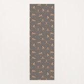 グレート・ダン・ヨガのポーズ ヨガマット (正面)