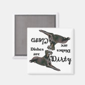 グレート・ダン・ラバー食洗機磁石 マグネット (正面/裏面)