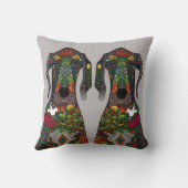 グレート・ダン・ラブグレー クッション (裏面)