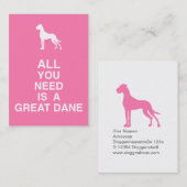 グレート・ダン 名刺 (正面/裏面)