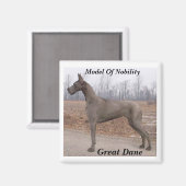 グレート・ダン、貴族マグネットのモデル マグネット (正面/裏面)