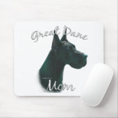 グレート・ダン(blk)ママ2 マウスパッド (マウス)