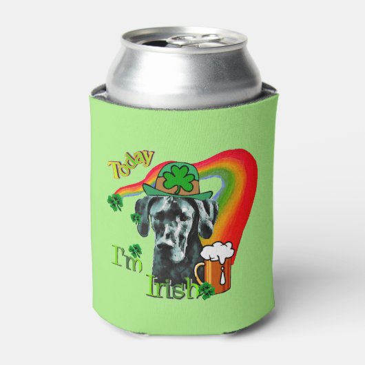 グレート・ダン・St patricks day・ギフト 缶クーラー (缶正面)
