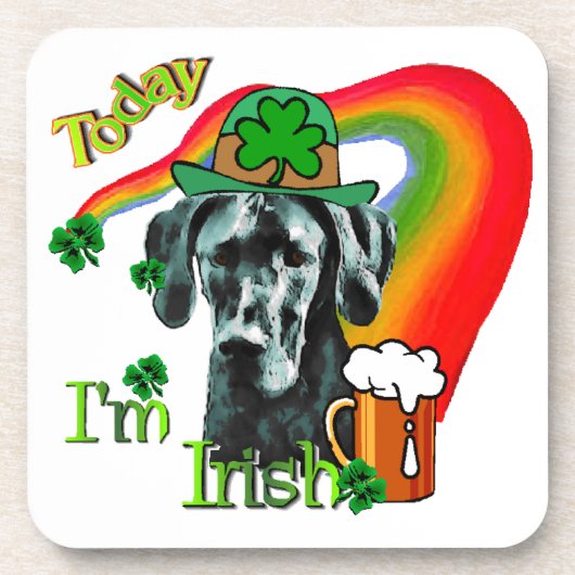 グレート・ダン・St patricks day コースター (正面)