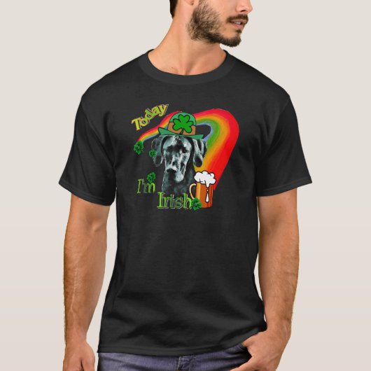 グレート・ダン・St patricks day Tシャツ (正面)
