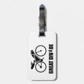 グレート・ディバイド・バイクパッキング・ルート ラゲッジタグ (裏面縦)