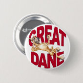 グレート・デインは子鹿を産む 缶バッジ (正面&裏面)