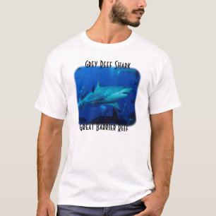 グレート・バリア・リーフの灰色礁の鮫 Tシャツ