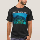 グレート・バリア・リーフの熱帯魚の珊瑚海 Tシャツ (正面)