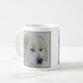 グレート・ピレニーズのマグ コーヒーマグカップ (正面左)