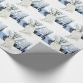 グレート・ピレニーズの包装紙 ラッピングペーパー (角)