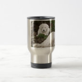 グレート・ピレニーズの犬および子犬 トラベルマグ (中央)