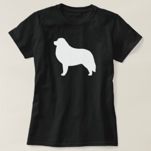 グレート・ピレニーズ犬の品種シルエット Tシャツ