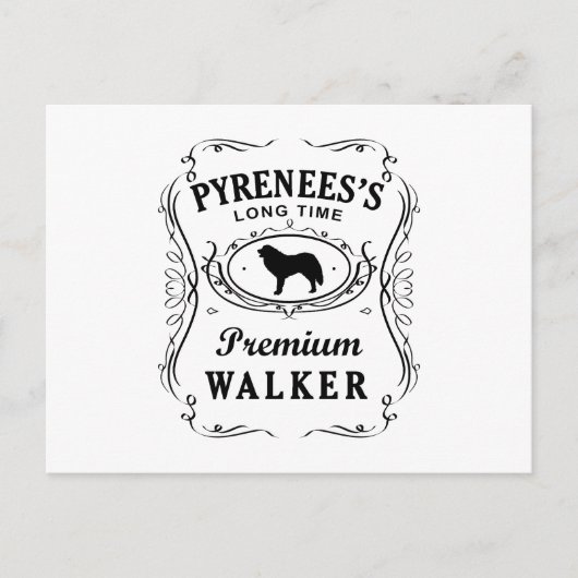 グレート・ピレニーズ ポストカード (正面)