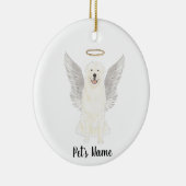 グレート・ピレニーズ 追悼記念 セラミックオーナメント (右)