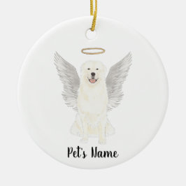 グレート・ピレニーズ 追悼記念 セラミックオーナメント