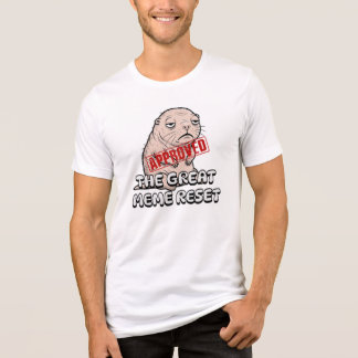 グレート・ミーム・リセット 無気力ハダカデバネズミ トライブレンドTシャツ