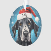 グレートDaneカスタムクリスマスオーナメント オーナメント (正面)