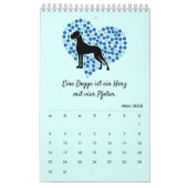 グレートDaneカレンダー引用文 カレンダー (3月 2026)