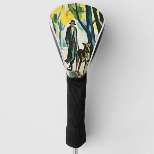 グレートDane犬の歩くザパーク04 – マドレーヌ ゴルフヘッドカバー (正面)