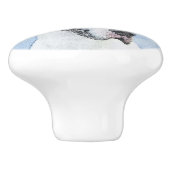 グレートDane (Harlequin)'絵画 - Dog Artオリジナル セラミックノブ (側面)