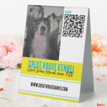 グレートDane Kennel QRコードのプロモーションサイン