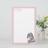 グレートDane SlopがパステルUCを実行 便箋 (スタンド正面)