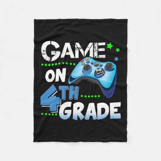 グレードおもしろいゲーム第4ギフト フリースブランケット (正面)