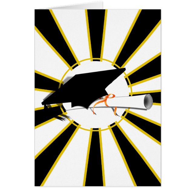 グレードキャップティルト(スクールカラー付きブラックと金ゴールド) (正面)