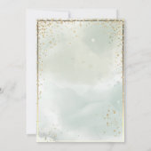 グレードキャップピンクローゼフレーム卒業 招待状 (裏面)