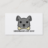 グレードッグとボーン、ペットストア&トリマー 名刺 (正面)