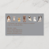 グレードッグウォーカーロイヤリティディスカウントポー 名刺 (裏面)